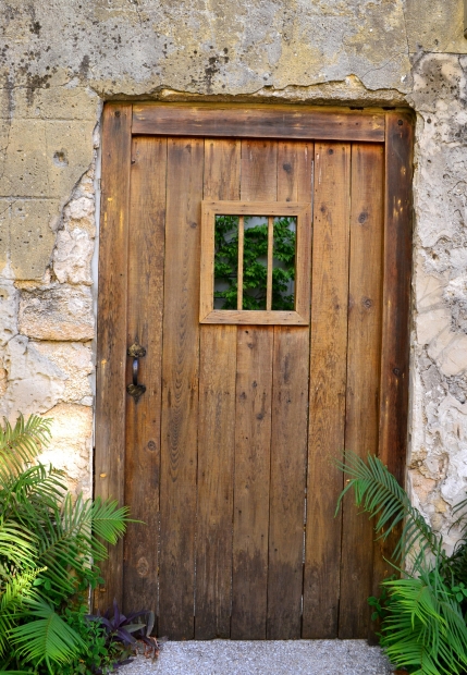 Amish wooden door