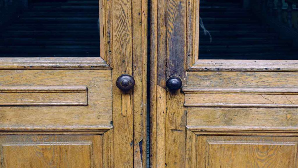 Wooden door