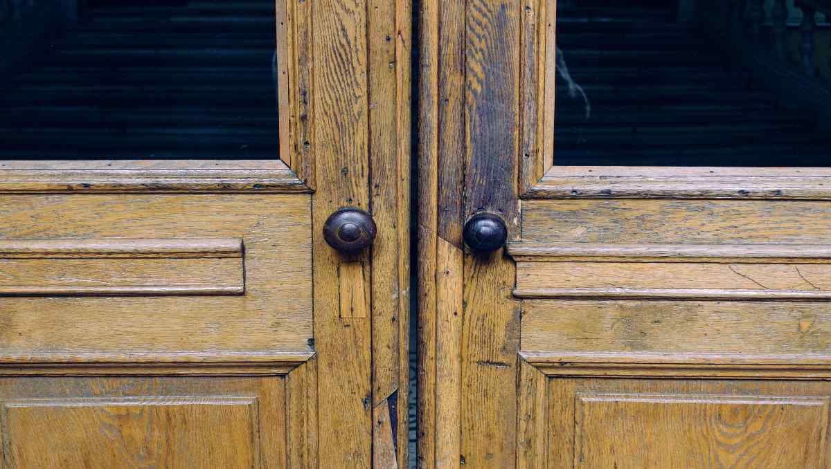 Wooden door