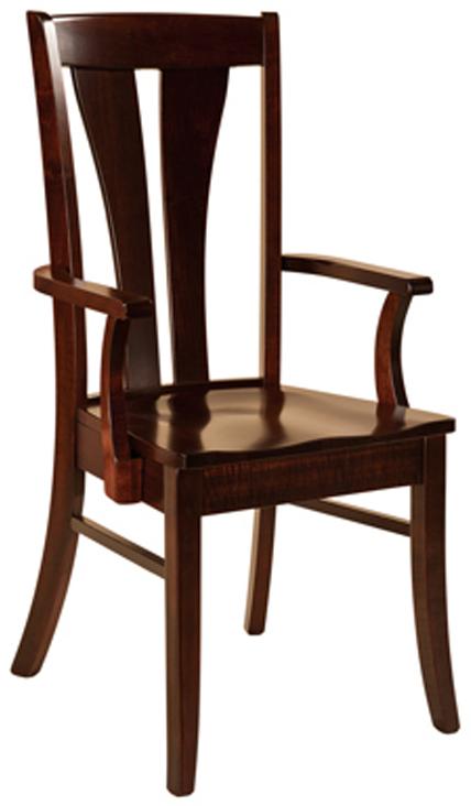 Mansfield Dining Chair, Arm or Side from Amish Furniture Factory