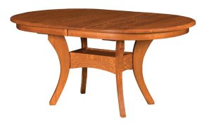 The Imperial Double Pedestal Dining Table - Amish Furniture Factory