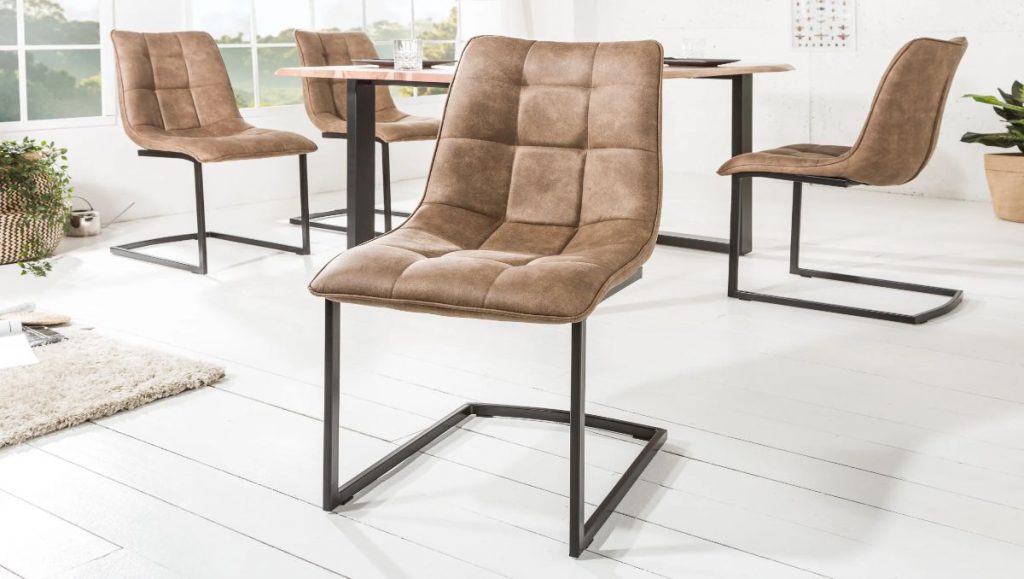 Cantilever dining chairs