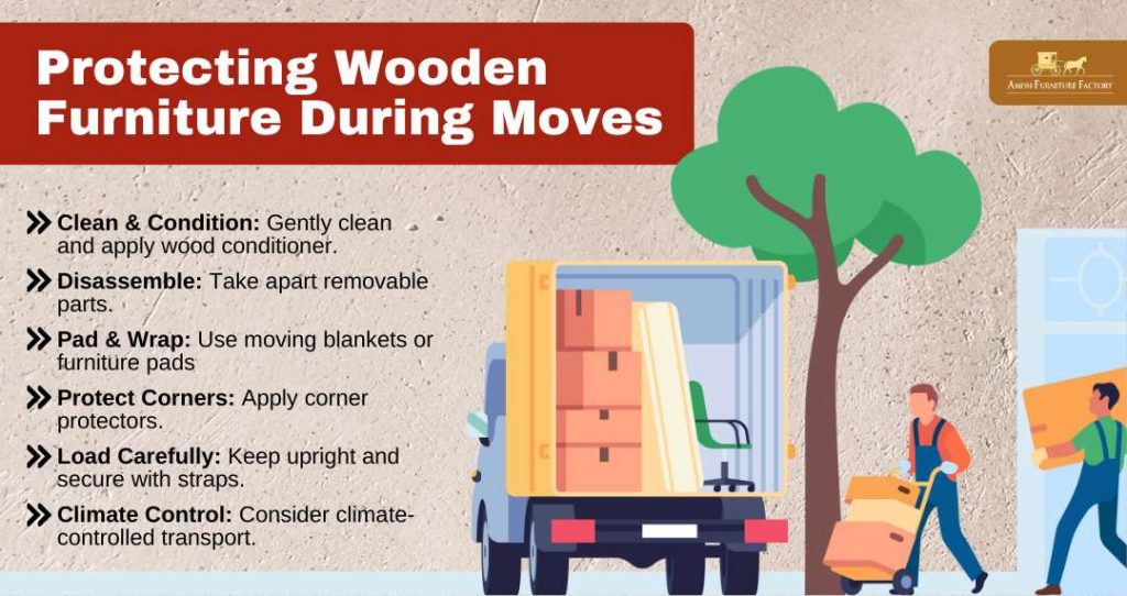 Protecting wooden furniture during moves