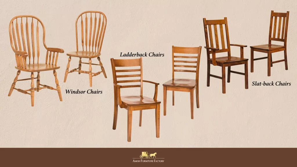 Amish dining chairs