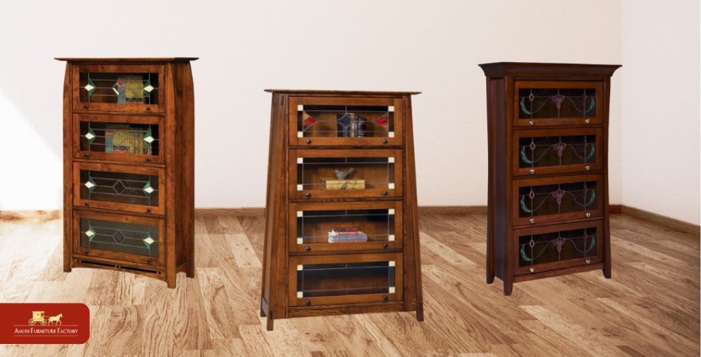 3 barrister bookcases