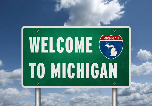 Welcome to Michigan signage