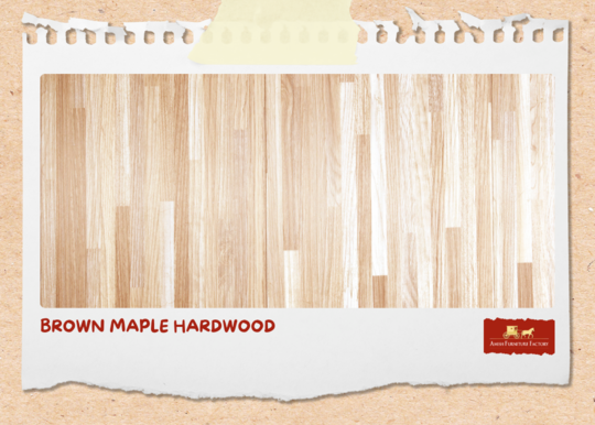 brown maple hardwood