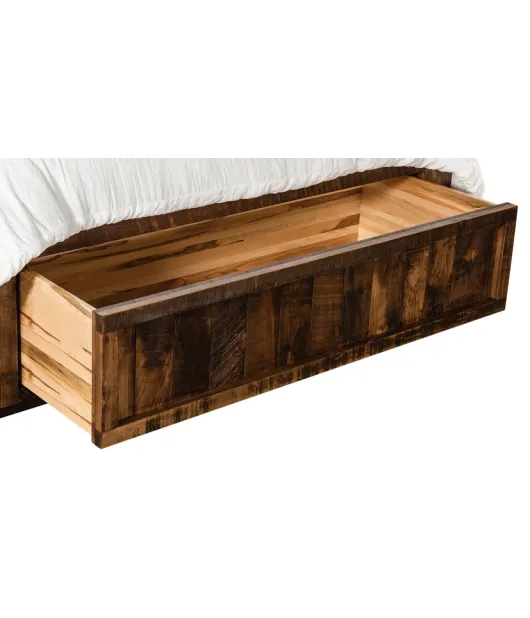 Bookcase Headboard Platform Bed, Style IT-307