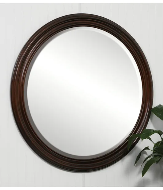 36" Round Molding Wall Mirror