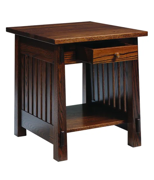 4575 Country Mission End Table with Drawer