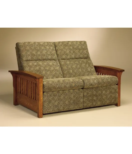 Skyline Slat Loveseat Recliner