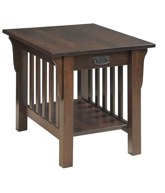 Mission 85 End Table with Drawer