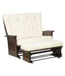 Glider 86 Deluxe Swivel Love Seat Recliner