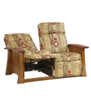 Craftsman Mission 88 Wallhugger Love Seat Recliner