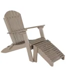 Poly Vinyl Folding Adirondack Chair