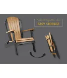 Poly Vinyl Folding Adirondack Chair