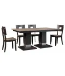 Alcoe Double Pedestal Dining Table