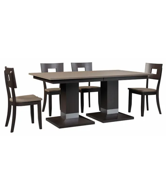 Alcoe Double Pedestal Dining Table