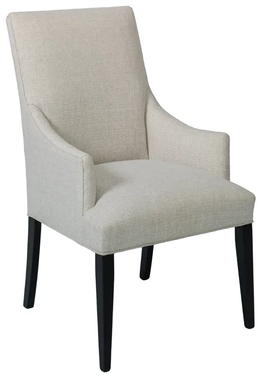 Alcott Straight Top Dining Chair  with Upholstered Arms