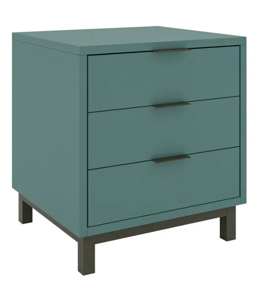 Halley 3 Drawer Nightstand