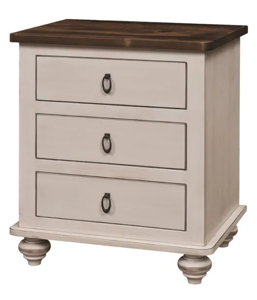 Cottage Grove 3 Drawer Night Stand