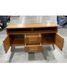 Bellaire TV Stand; Rustic Cherry, FC-104 Chestnut QUICK SHIP