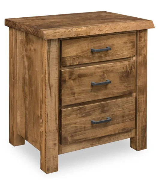 Timberline 3 Drawer Nightstand