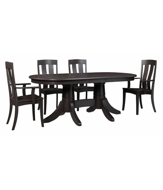 Classic Shaker Double Pedestal Dining Table