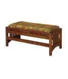 High Back Slat Loveseat