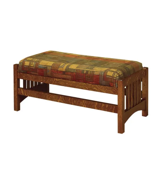 High Back Slat Loveseat