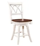 Double X Back Bar Stool