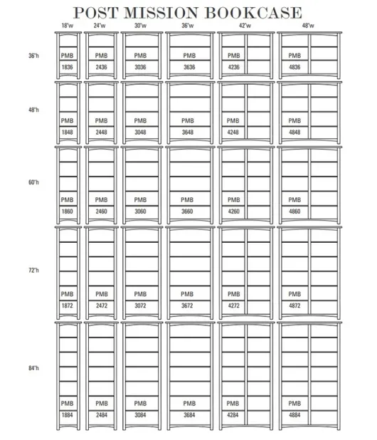 Post Mission Bookcase