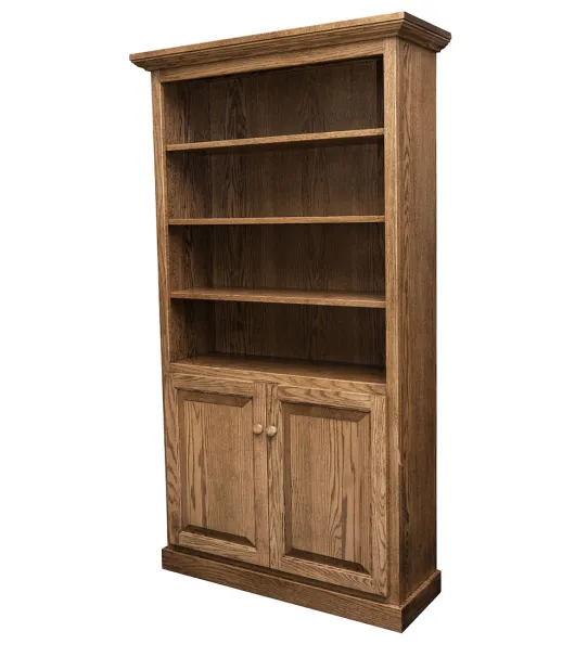 Traditional Bookcase with Doors