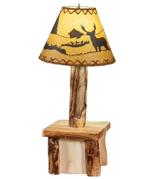 Fireside Rustic Cordless Table Lamp