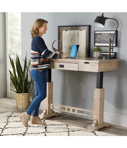 Craftsman Electric Sit-to-Stand Writer's Desk