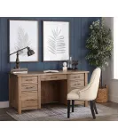 Houston Double Pedestal 7 Drawer Desk