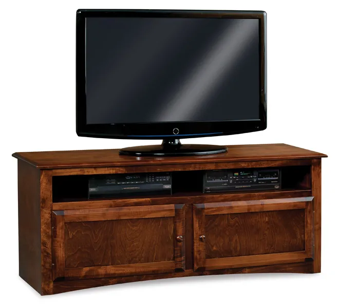 60" Durham Economy TV Stand 2 Door with Open Shelf