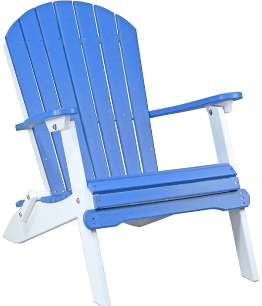 Poly Vinyl Folding Adirondack Chair