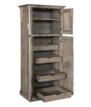 32" Mission 4-Door Pantry Cabinet