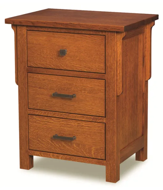 Kingston Prairie 3 Drawer Night Stand