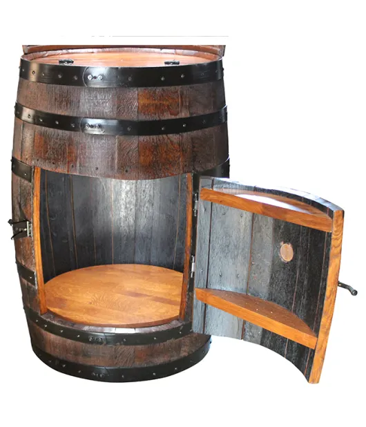 RB Barrel Hutch with 12 Bottle Holder