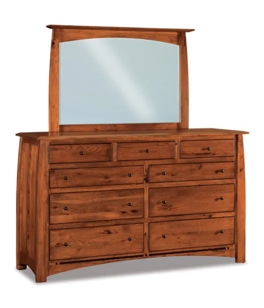 Boulder Creek 73" 9 Drawer Dresser