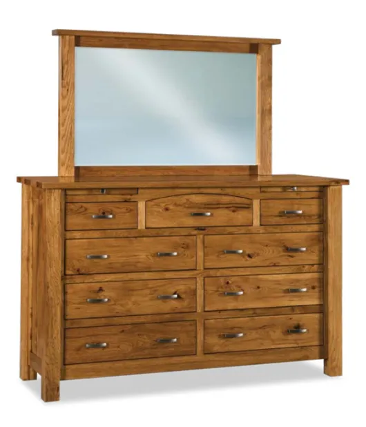 Heidi 69" 9 Drawer Dresser with Jewelry Drawers