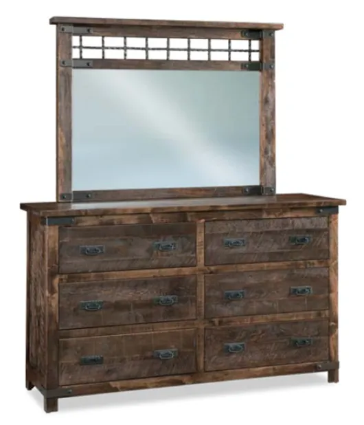 Ironwood 6 Drawer Dresser