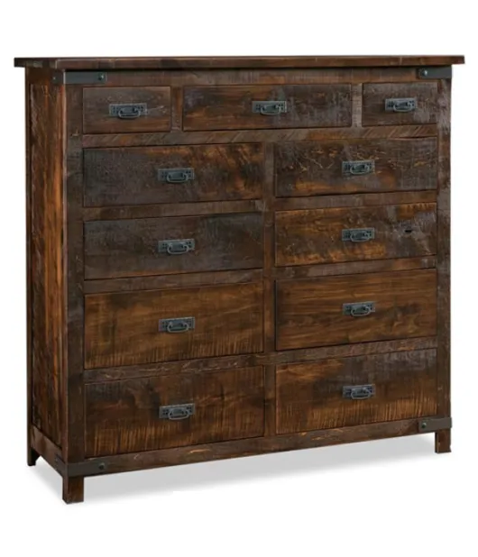 Ironwood 11 Drawer Double Chest