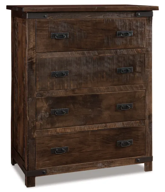 Ironwood 4 Drawer Chest