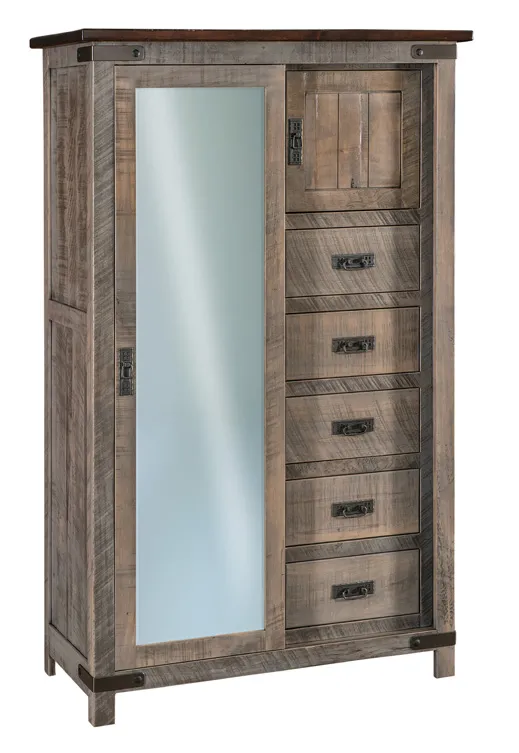 Ironwood Chifferobe with Sliding Door