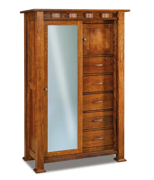 Sequoyah Chifferobe with Sliding Door