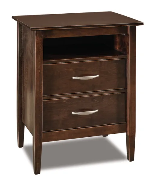 Imperial 2 Drawer Night Stand with Opening