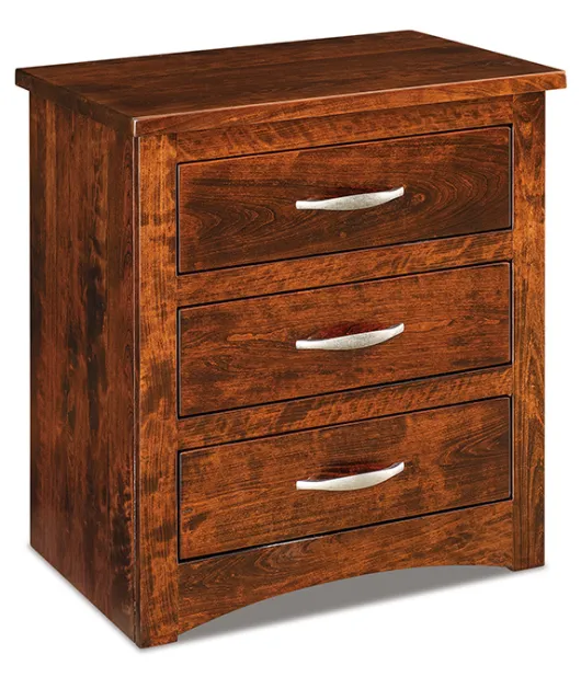 Denver 24½"w 3 Drawer Nightstand